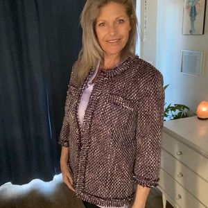 Tweed lavender jacket
